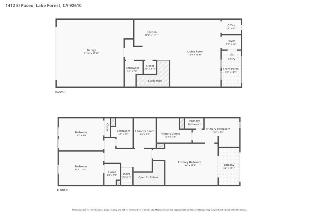 1412 El Paseo , Lake Forest, CA 92610 Main Photo