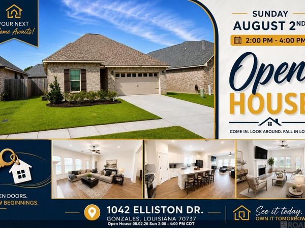 1042 Elliston Dr, Gonzales, LA 70737