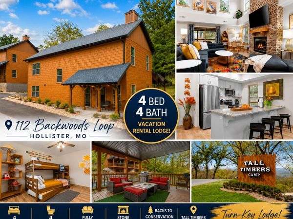 112 Backwoods Loop , Hollister, MO 65672
