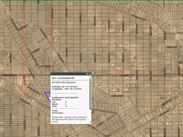 Encino (U4 B1 L9) Road SW, Unit 4, Rio Rancho, NM 87124