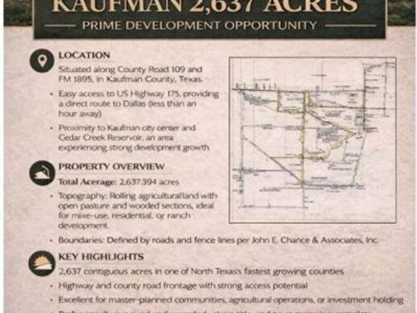 13358 County road 109, Kaufman, TX 75142