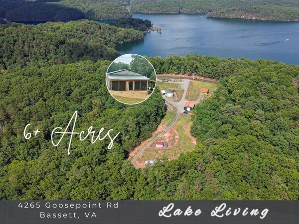 4265 Goose Point RD , Bassett, VA 24055