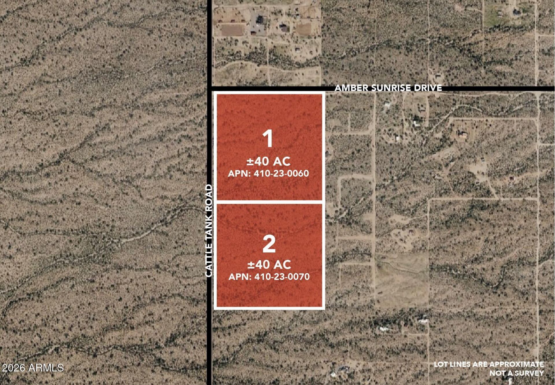 80acres E Amber Sunrise Drive, Lot #-, Marana, AZ 85658 Main Photo