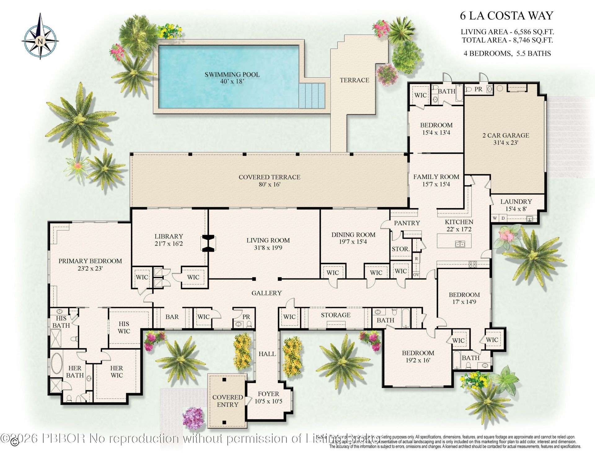 6 La Costa Way, Palm Beach, FL 33480 Photo