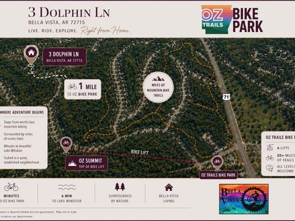3 Dolphin Lane , Bella Vista, AR 72715