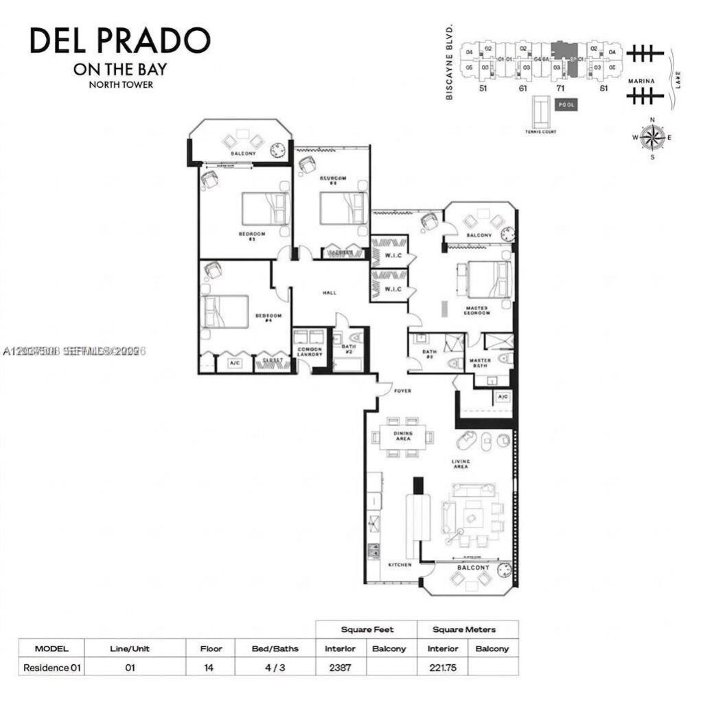 18071 Biscayne Blvd, Unit 1401, Aventura, FL 33160 Photo
