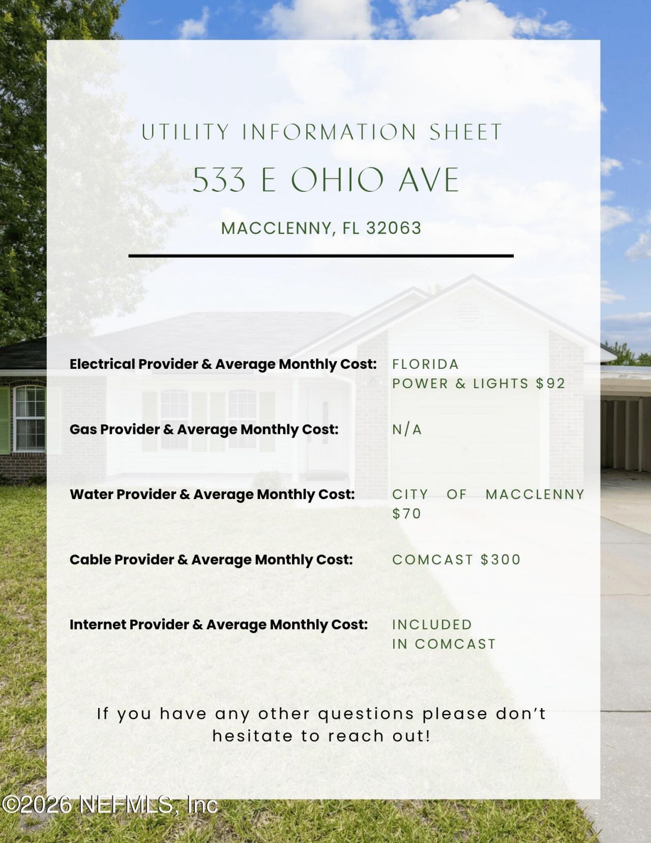 533 E Ohio Avenue E, Macclenny, FL 32063 Photo