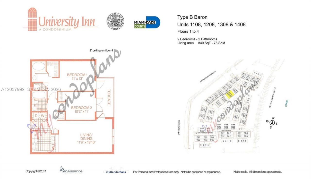 1280 S Alhambra Cir , Unit 1308, Coral Gables, FL 33146 Photo