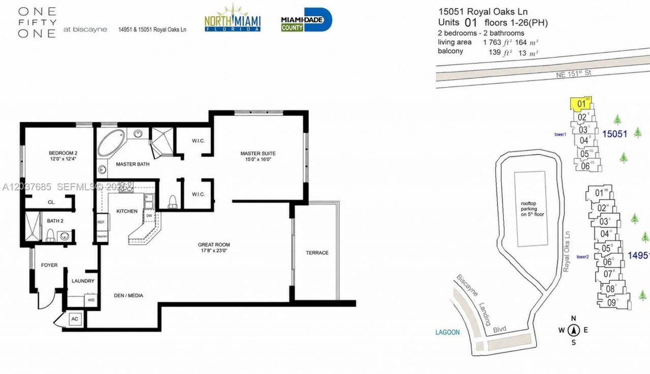 15051 Royal Oaks Ln, Unit 401, North Miami, FL 33181 Photo