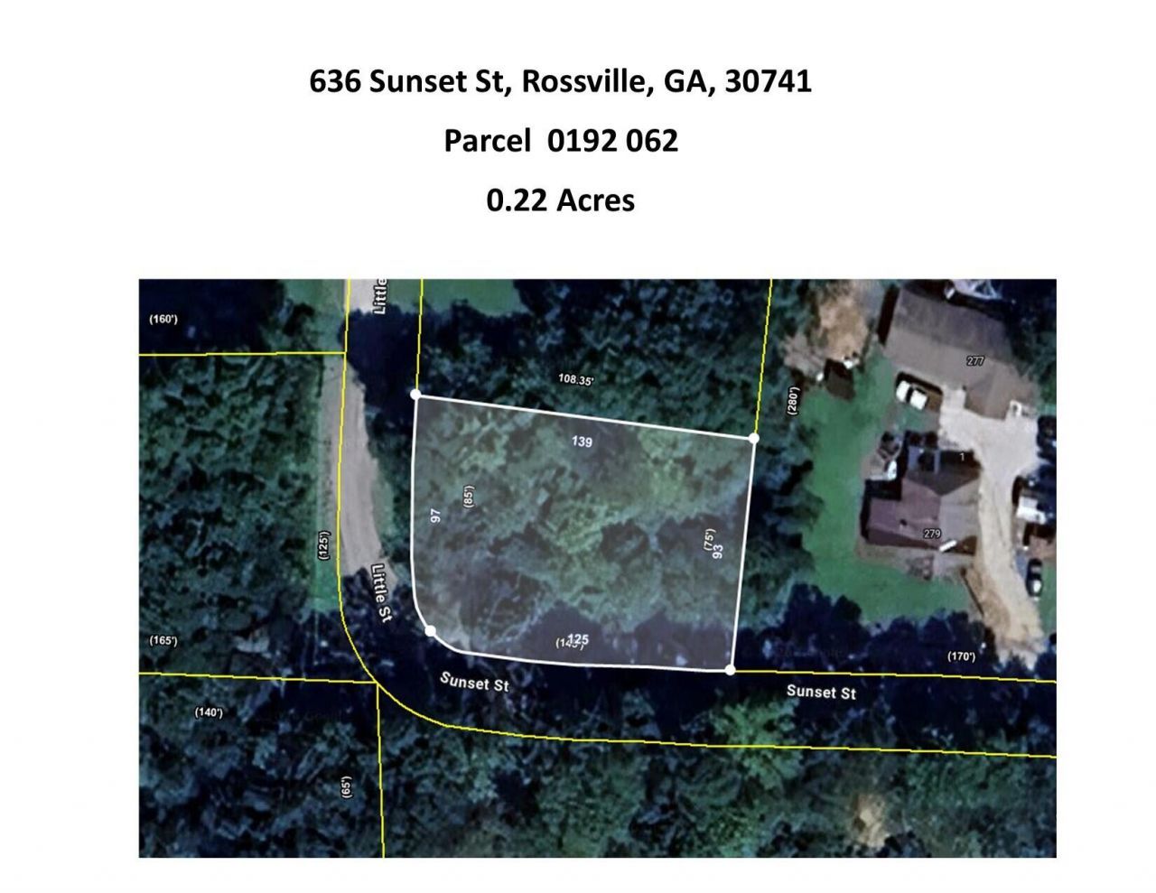 0 Sunset Street, Rossville, GA 30741 Main Photo