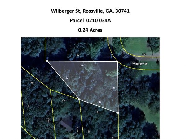 0 Wilberger Street, Rossville, GA 30741