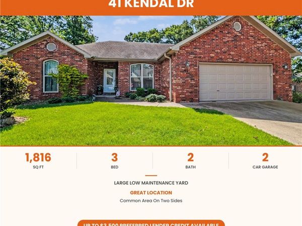 41 Kendal Drive , Bella Vista, AR 72714