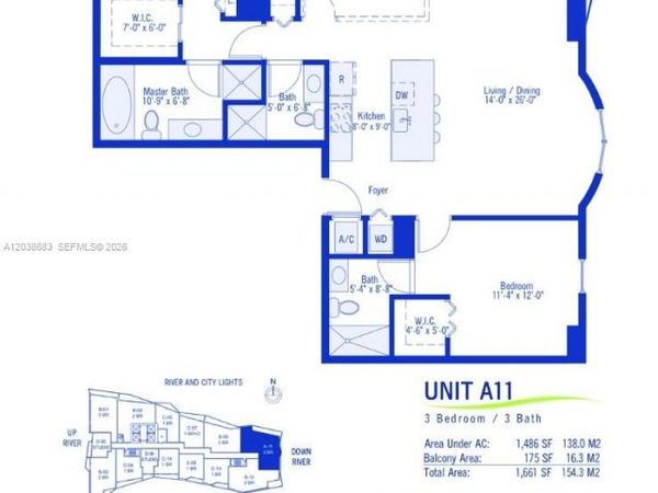 185 SW 7th St , Unit 3311, Miami, FL 33130