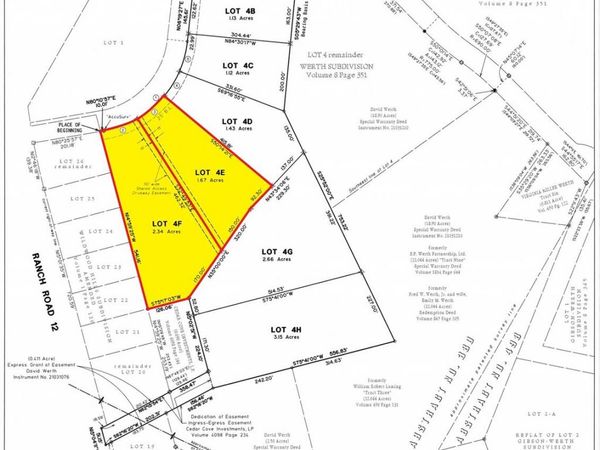 31822 Mirela Anne RD, Unit Lot 4F & 4, Dripping Springs, TX 78620