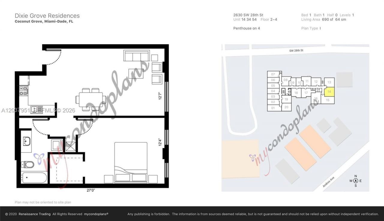 2630 SW 28th St , Unit 14, Miami, FL 33133 Photo