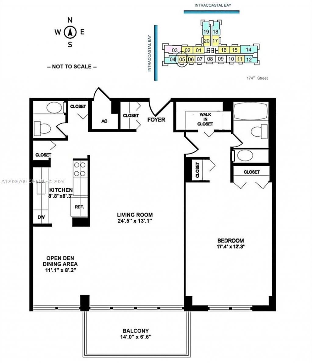 301 174th St, Unit 1905 + DEN, Sunny Isles Beach, FL 33160 Photo