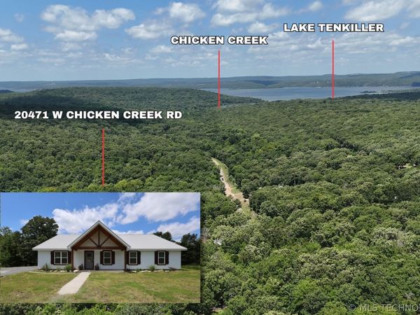 20471 W Chicken Creek Road , Cookson, OK 74427