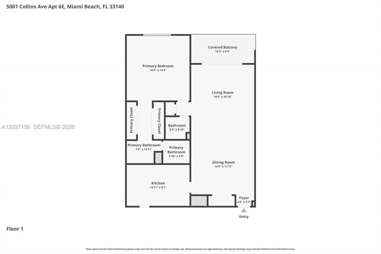 5001 Collins Ave, Unit 6E, Miami Beach, FL 33140 Photo