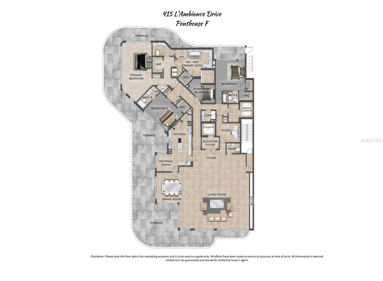 415 L Ambiance Drive, Unit PH-F, Longboat Key, FL 34228 Photo