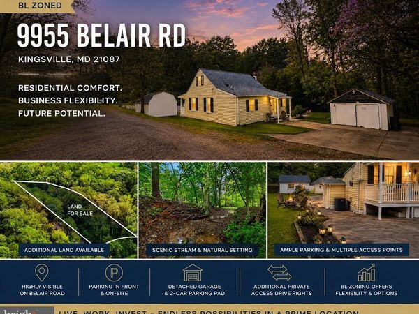 9955 BELAIR ROAD , KINGSVILLE, MD 21087