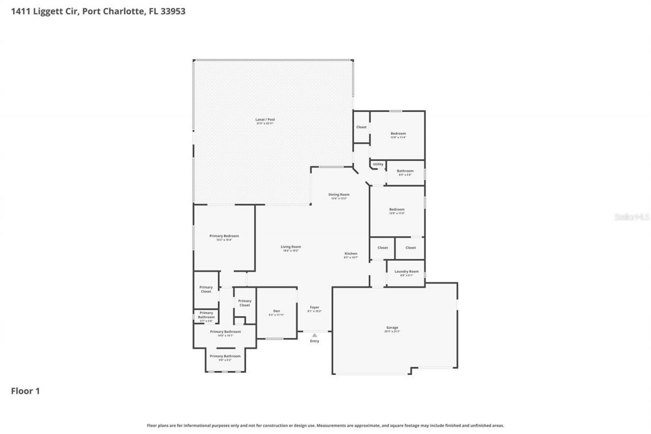 1411 Liggett Circle , Port Charlotte, FL 33953 Photo