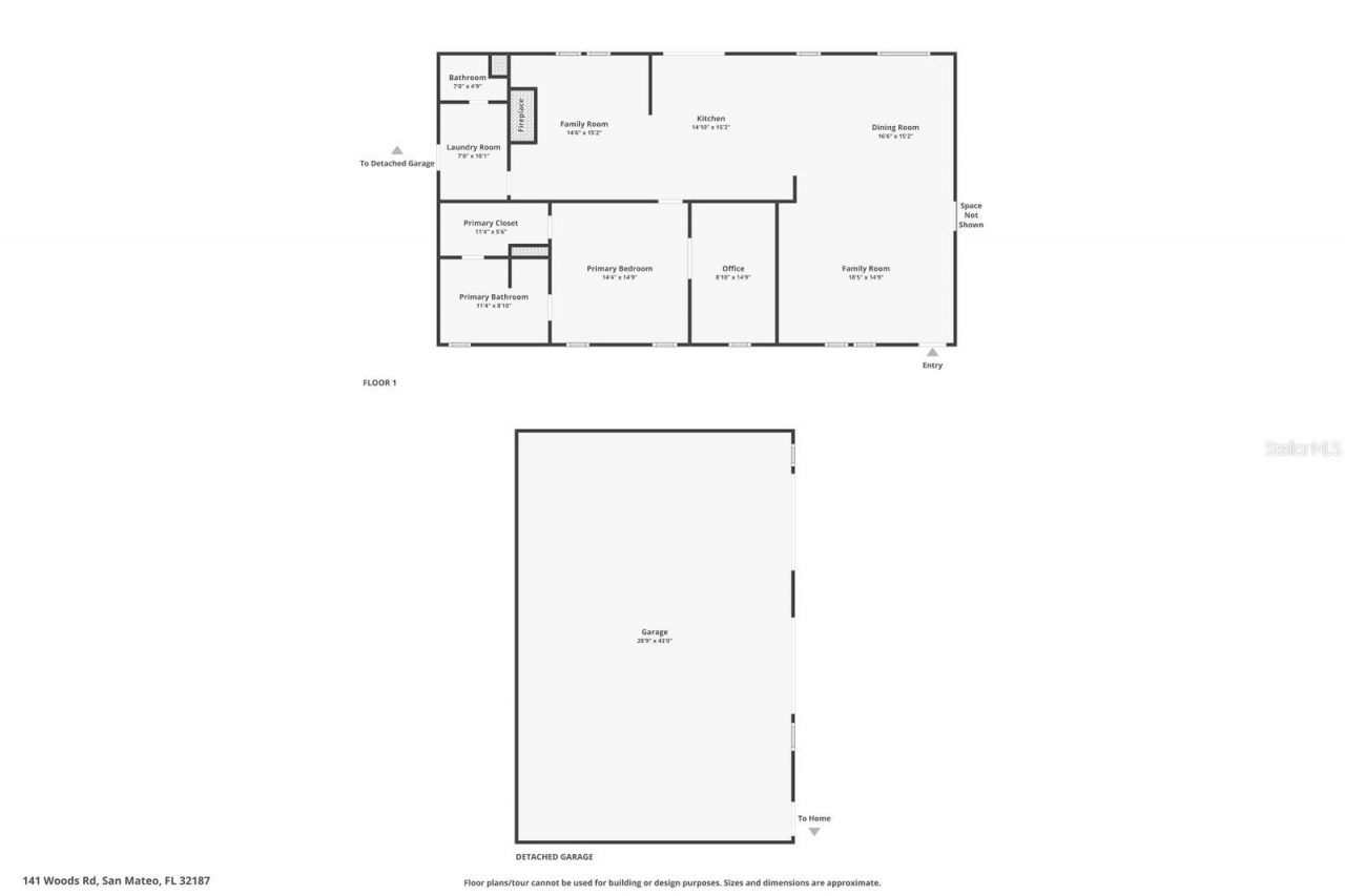 141 Woods Road , San Mateo, FL 32187 Photo