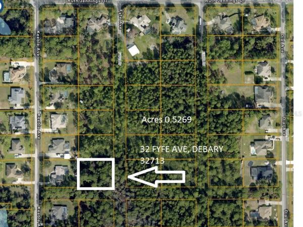 32 FYFE AVENUE , DEBARY, FL 32713