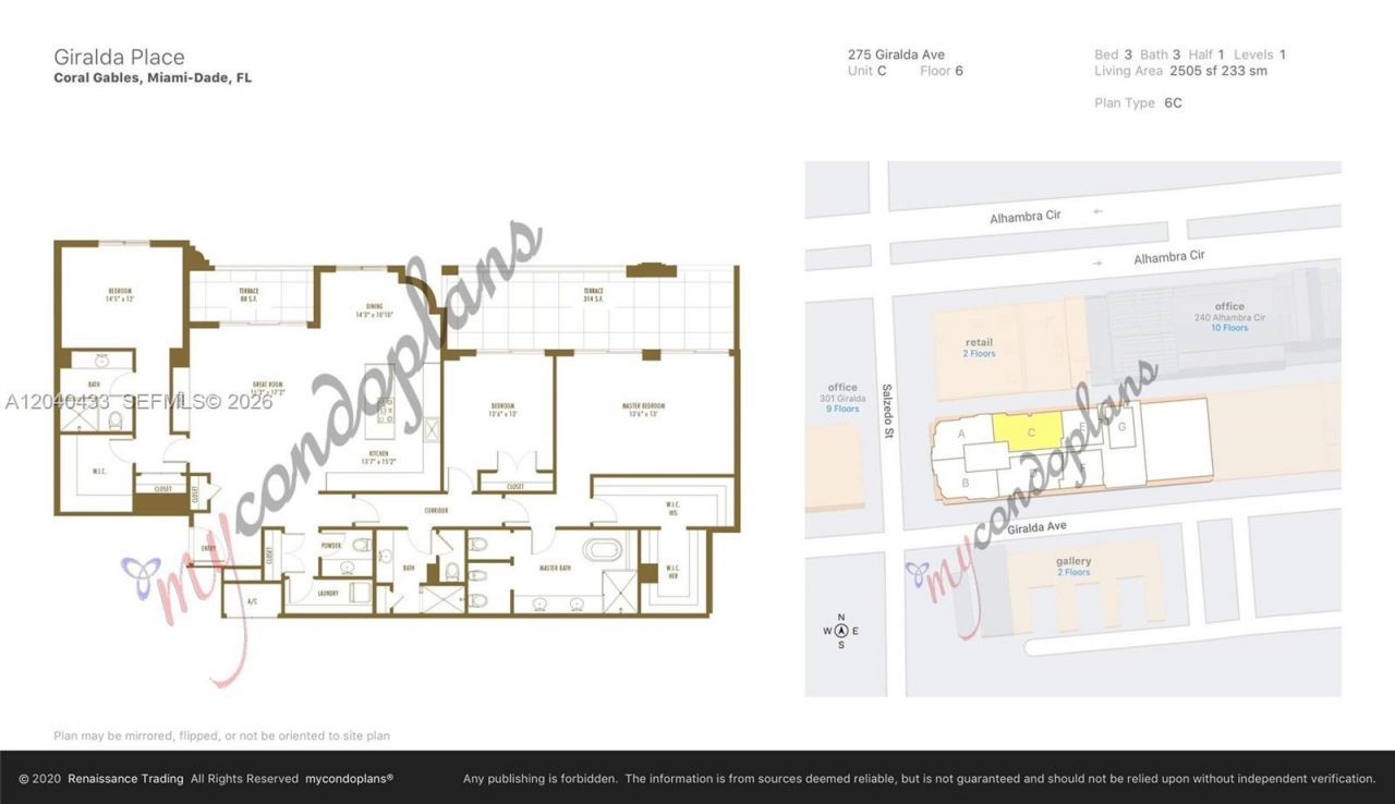 275 Giralda Ave, Unit 6C, Coral Gables, FL 33134 Photo