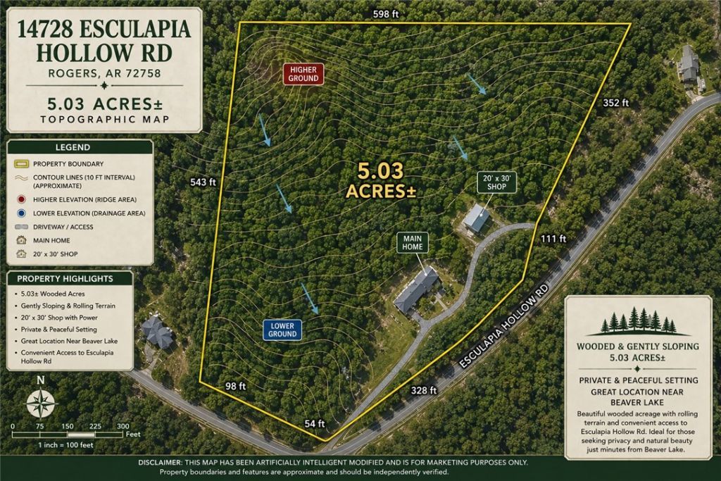 14728 Esculapia Hollow Road, Rogers, AR 72758 Main Photo
