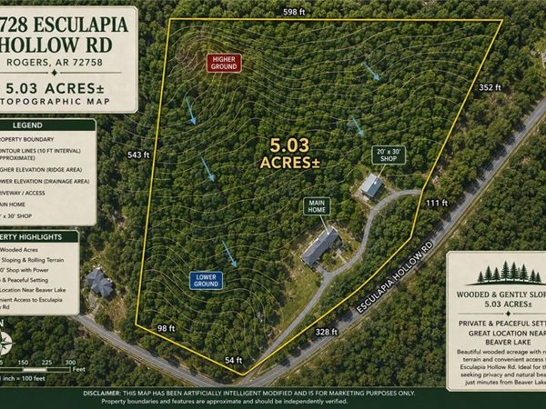 14728 Esculapia Hollow Road, Rogers, AR 72758