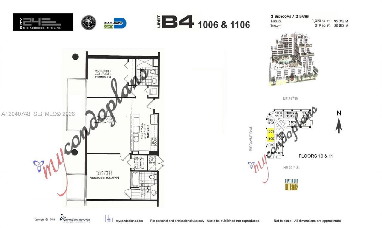 350 NE 24th St , Unit 1109, Miami, FL 33137 Photo