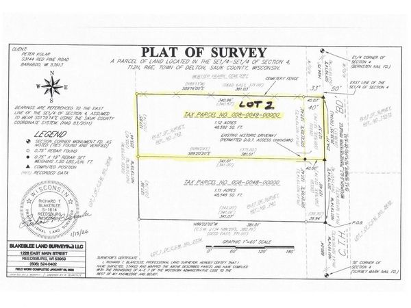 008-0049-00000 County Road BD (Lot 2), Baraboo, WI 53913
