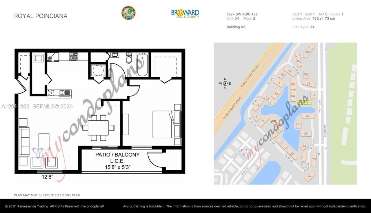 1227 SW 46th Ave , Unit 304, Pompano Beach, FL 33069 Photo
