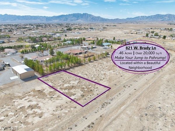 821 W Brady Lane , Pahrump, NV 89048