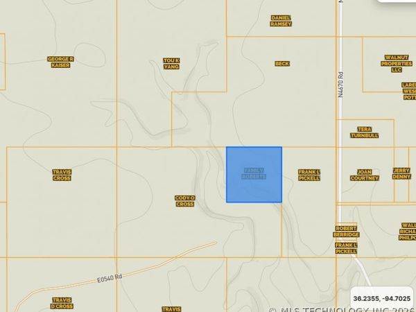 County Road Street , Colcord, OK 74338