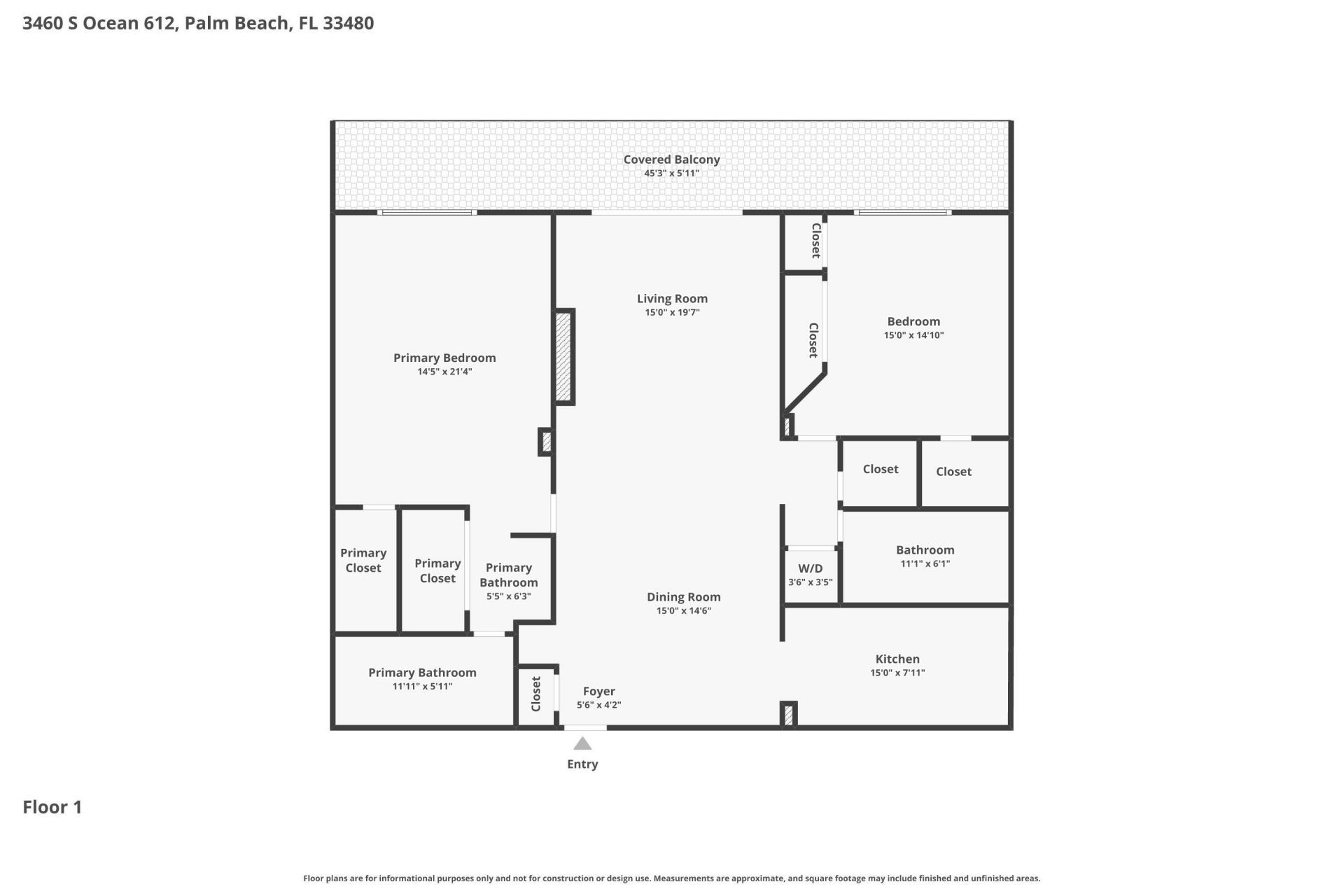3460 S Ocean Boulevard, Unit 612, Palm Beach, FL 33480 Photo