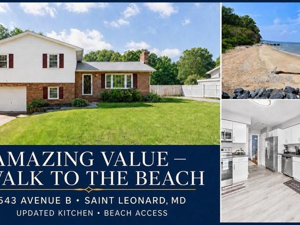 1543 AVENUE B STREET, SAINT LEONARD, MD 20685