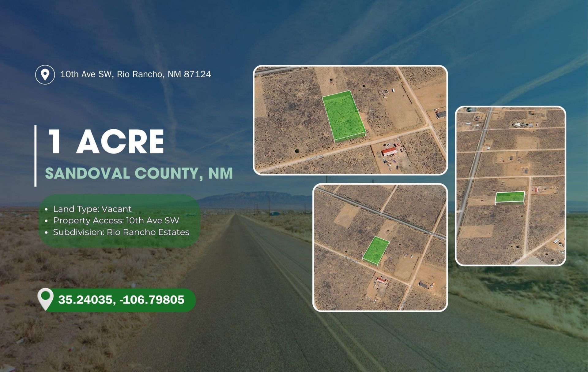 Blk: 46 Lot: 13 10th Avenue Sw, Rio Rancho, NM 87124 Main Photo