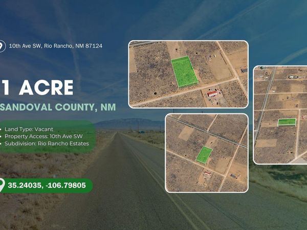 BLK: 46 Lot: 13 10th Avenue SW, Rio Rancho, NM 87124