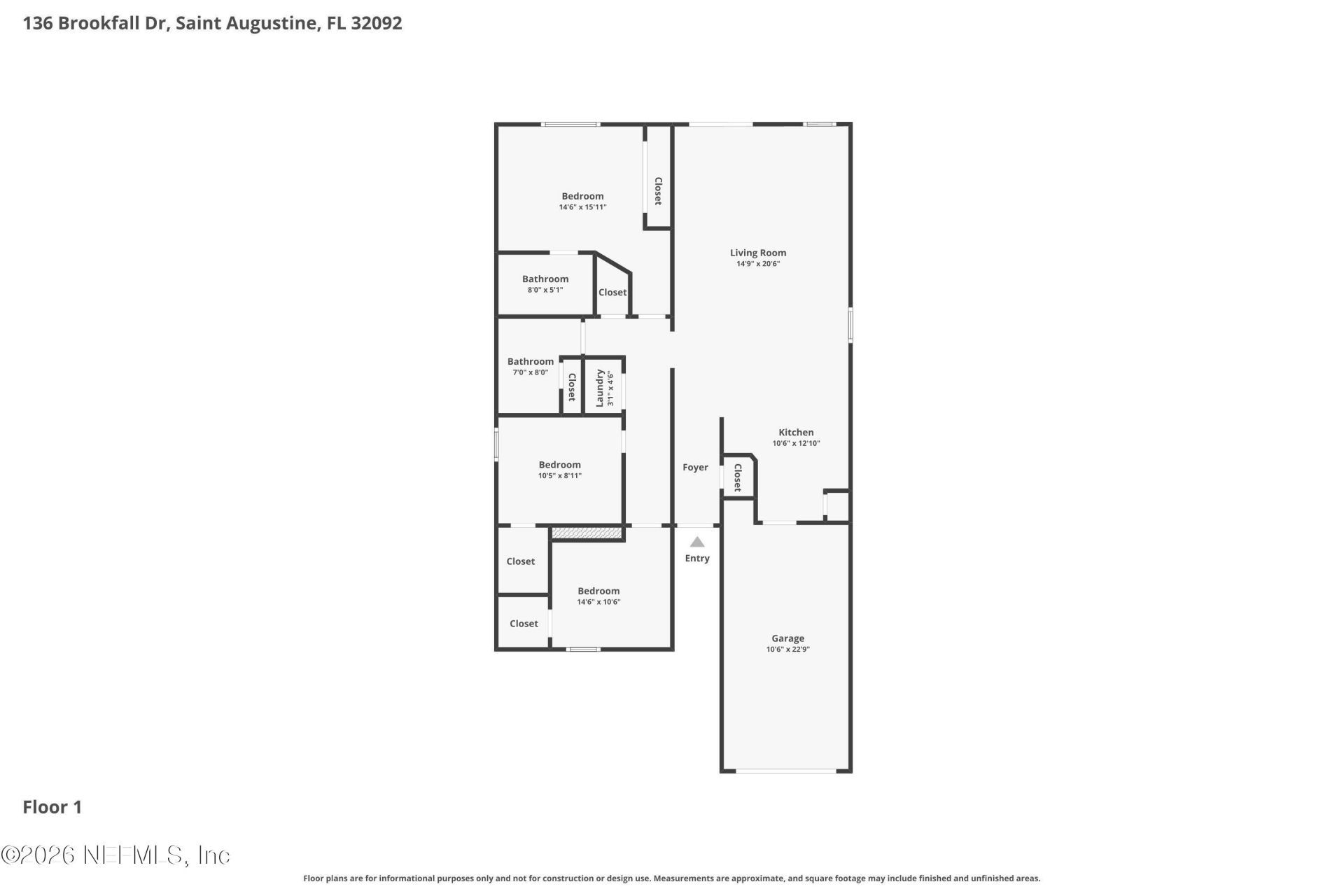 136 Brookfall Drive, Saint Augustine, FL 32092 Photo