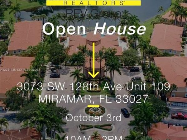 3073 SW 128th Ave, Unit 109, Miramar, FL 33027