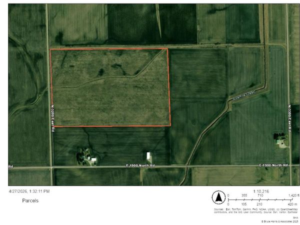 102 acres +/- E 1900 North Road , Cullom, IL 60929