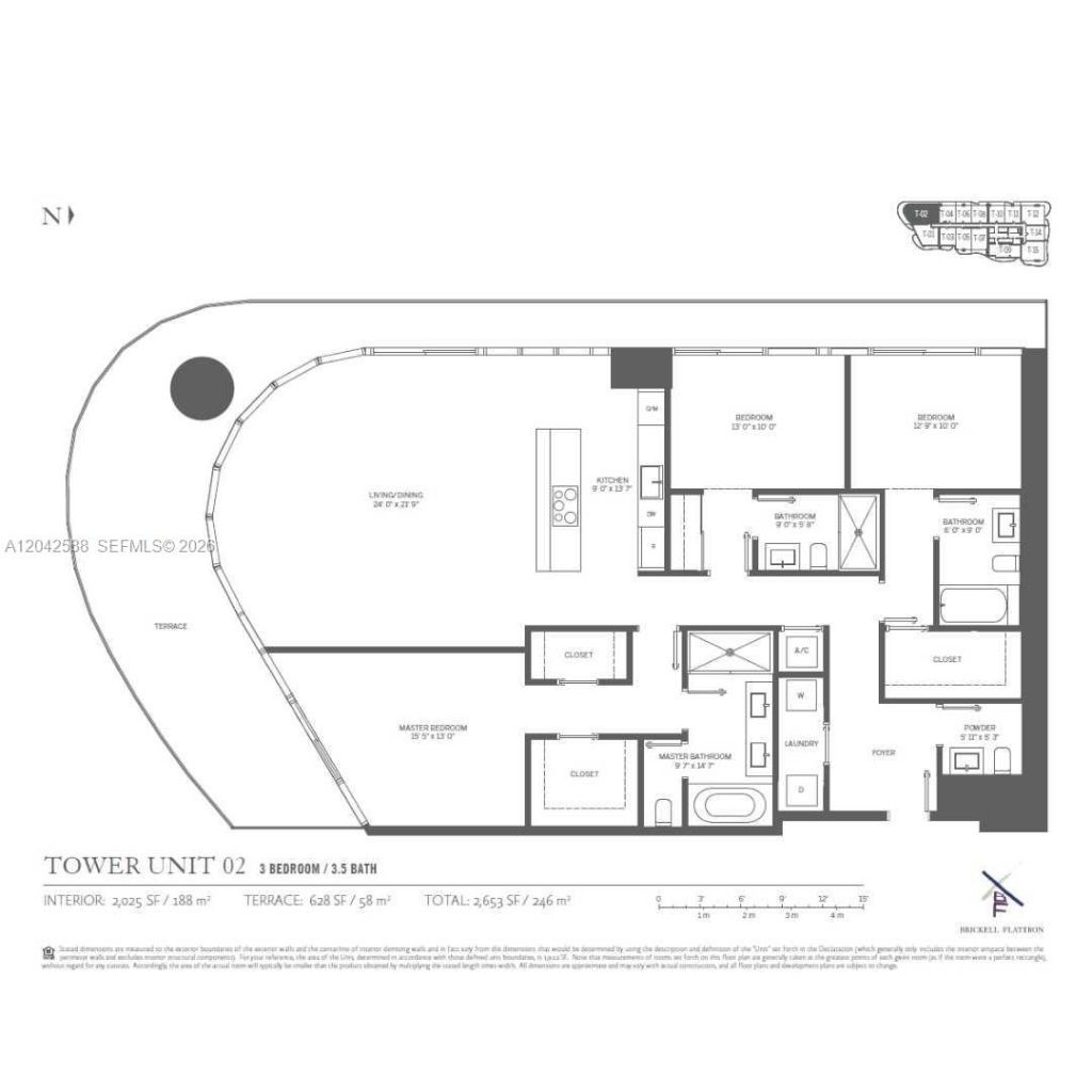 1000 Brickell Plz , Unit 2402, Miami, FL 33131 Photo