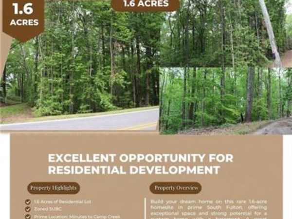 0 Jailette Road , South Fulton, GA 30349