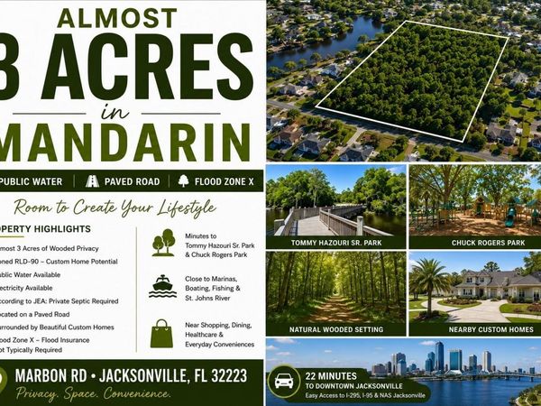 MARBON ROAD , JACKSONVILLE, FL 32223