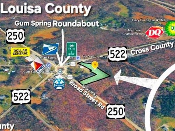 0 LOT 95 BROAD STREET AND CROSS COUNTY ROAD, GUM SPRING, VA 23065