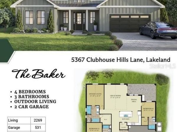 5367 CLUBHOUSE HILLS LANE, LAKELAND, FL 33812