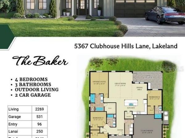 5367 CLUBHOUSE HILLS LANE , LAKELAND, FL 33812