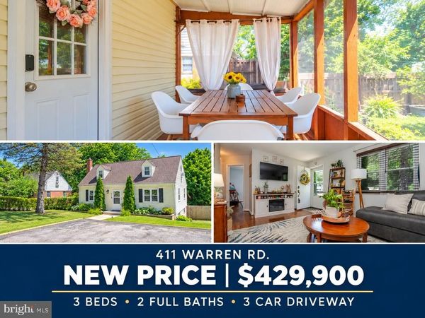 411 WARREN ROAD, COCKEYSVILLE, MD 21030