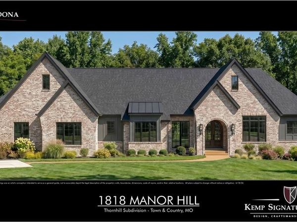 1818 Manor Hill Road , Town and Country, MO 63131